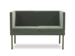 LAB QUADRAT - Velour small sofa _ Crearte Collections